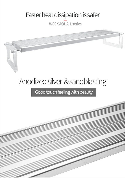Week Aqua L 1200- Series Pro LED Light 120cm - App Control Full Spectrum For Freshwater